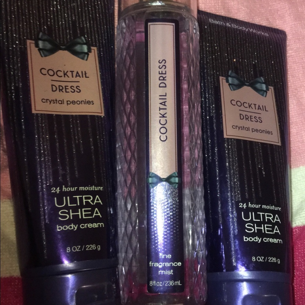 Bath and Body Works Cocktail Dress Trio